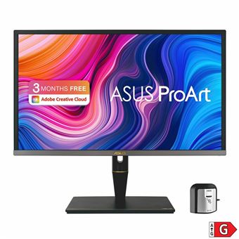 ASUS ProArt PA27UCX-K - Écran LED - 27" - 3840 x 2160 4K @ 60 Hz - IPS - 1000 cd/m² - 1000:1 - DisplayHDR 1000 - 5 ms - 2xHDMI, DisplayPort, USB-C - haut-parleurs - noir - avec X-Rite i1 Display Pro