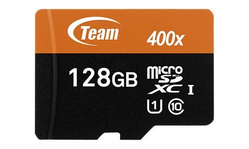 Team - Carte mémoire flash - 128 Go - UHS Class 1 / Class10 - 400x - microSDXC UHS-I