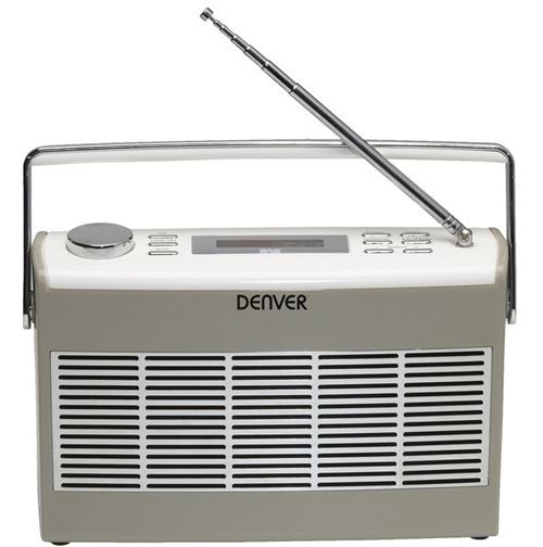 Radio vintage Denver DAB-37 gris