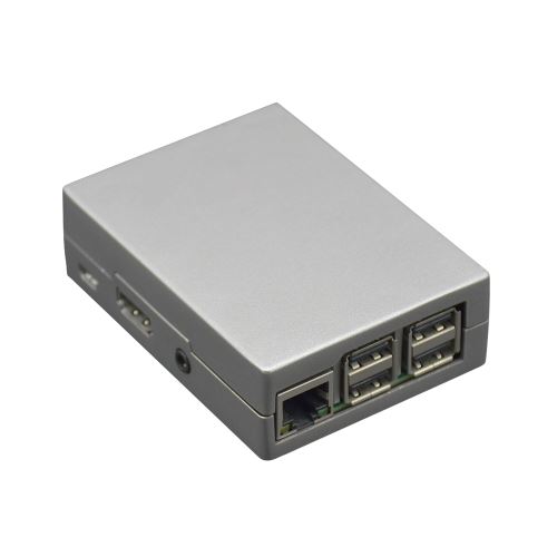 Boîtier de Protection, Boîtier en Alliage d'aluminium de Haute Qualité avec Plaquettes Antidérapantes pour Raspberry Pi 3, Pi 2 et B + avec Sac de Vis