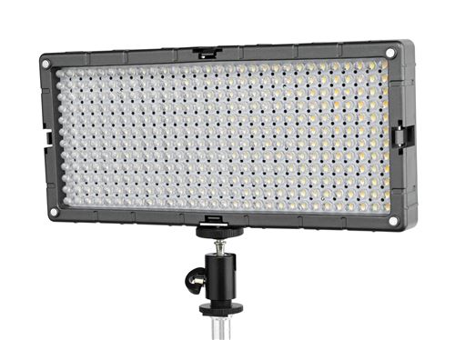 BRESSER SL-360 Lampe de studio LED vidéo Slimline 21.6W/2.400LUX