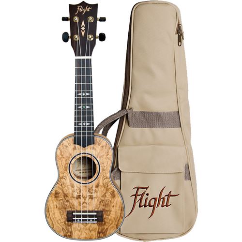 Flight DUS410 - ukulele soprano – Quilted (+ housse)
