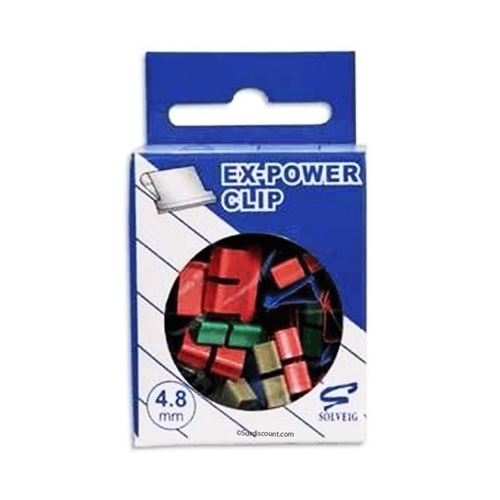 Boîte 50 Clips Acier 4.8Mm - Solveig