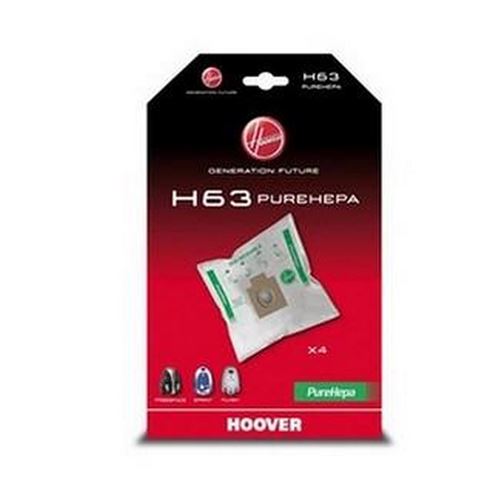 H63 Boite De 4 Sacs Pure Hepa (36620-52194) Aspirateur 35600536, 09200245 Hoover - 36620_5054127741600