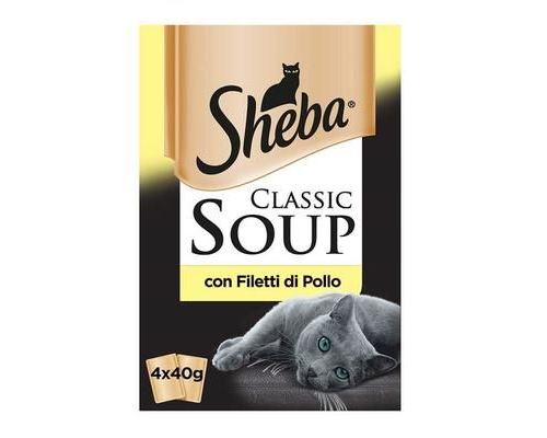 Sheba BA26V - COMMUTATEUR KVM - Classic Soup avec Filets de Poulet ? Paquet de 12 pièces