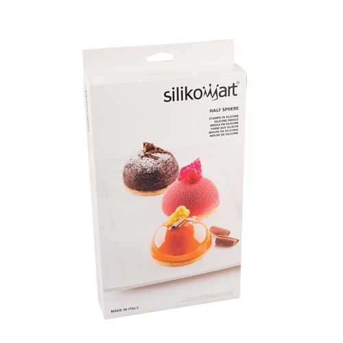 Moules domes, moule silicone dome silikomart, moules silikomart