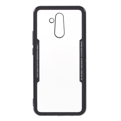 Coque en silicone edge crystal hybride noir pour votre Huawei Mate 20 Lite