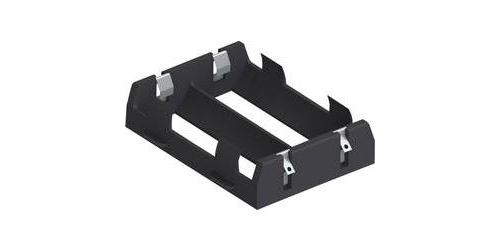 Keystone 1109 Battery Tray 2x26650 Solder Lug 77x56x19 mm Robust H...