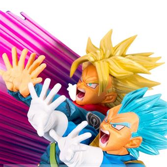 Figurine Dragon Ball Z Super Masters Stars Vegeta et Trunks 18 cm