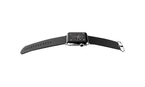 X-Doria Lux - Horlogebandje voor smart watch - zwart - voor Apple Watch (42 mm)