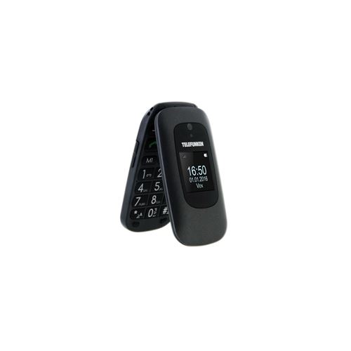 Telefunken TM 250 IZY - Mobiele telefoon - microSDHC slot - GSM - 240 x 320 pixels - 0,3 MP - zwart