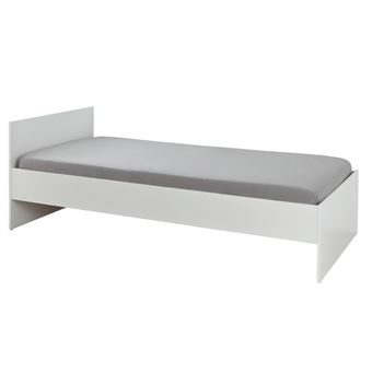 15 sur lit 1 personne 90 x 200cm en panneaux de particules blanc 94 x 204 x 70cm achat prix fnac - Lit 1 Personne 15 sur lit 1 personne 90 x 200cm en panneaux de particules blanc 94 x 204 x 70cm achat prix fnac - Lit 1 Personne