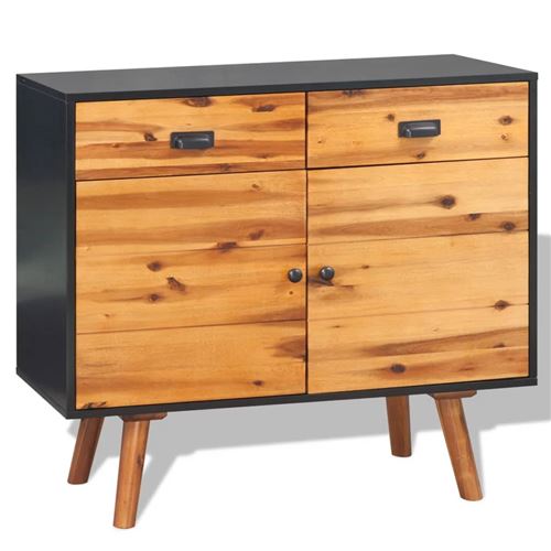 Chunhe Buffet Bois d'acacia massif 90 x 33,5 x 83 cm AB245480