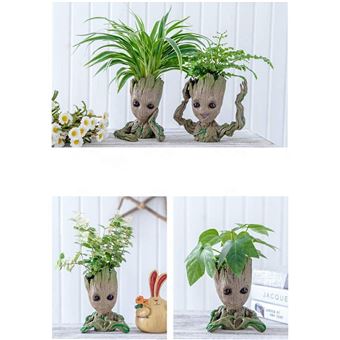 Baby Groot Pot de fleurs,NewDreamWorld Pot de Fleur Decor,Transparent -  Jardinières et bacs - Achat & prix