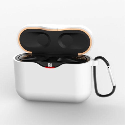 GENERIQUE Coque en silicone blanc pour votre Sony WF-1000XM3