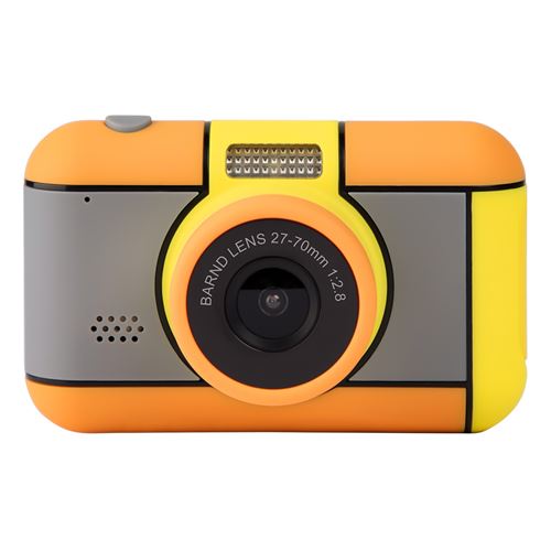 Mini appareil photo numérique HD double caméra Kan6 pour enfants - Jaune