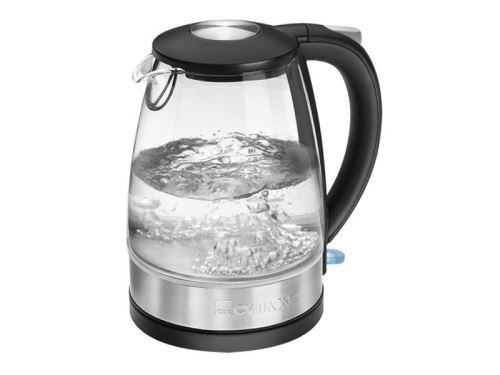 Bouilloire en verre Clatronic 1.7l 2200W WKS 3680 G inox