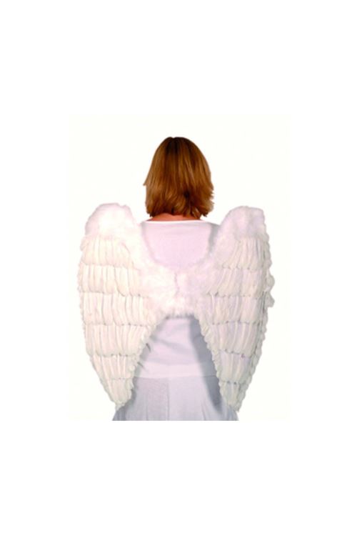 Maxi ailes d'ange plumes blanches