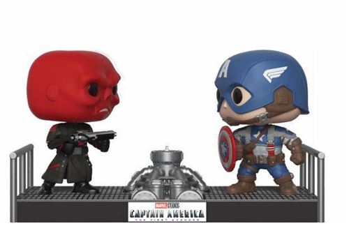 Figurine Funko Pop! Moment N°389 - Marvel - Twin Pack Captain America Et Crâne R État correct - N/A reconditionné disponible sur Fnac