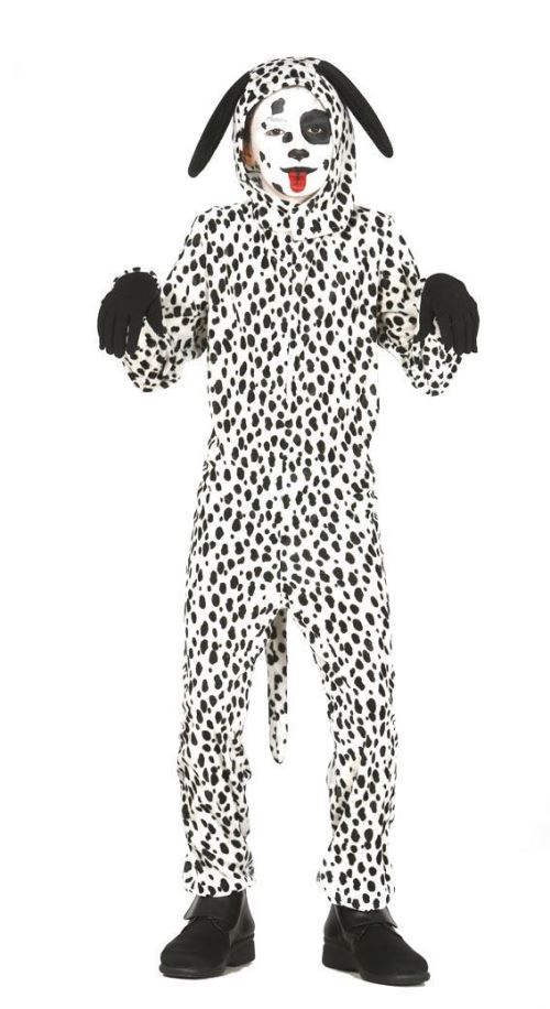 Alpexe Multicolore Déguisement 7-9 Ans Chien Dalmata