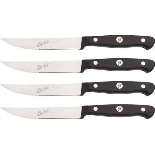 BERKEL Classique Noir dentelé - Set 4 pcs. Steak