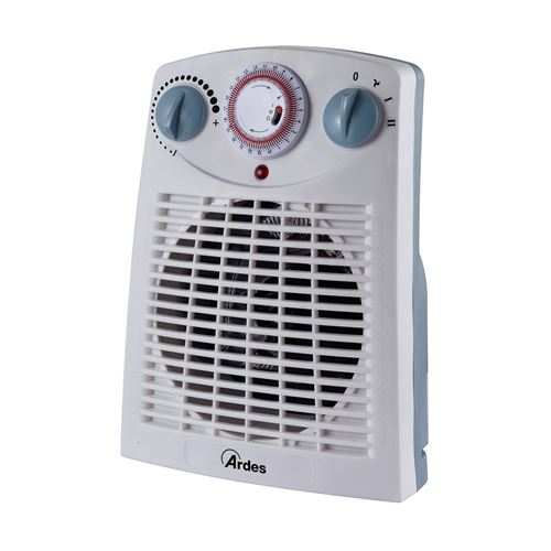 Ardes ar449ti intérieur blanc Fan Electric Space Heater – Chauffage (Fan Electric Space Heater, intérieur, couleur blanc, pivotant, 60 m³, 2000 W)