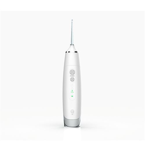 Hydropulseur Portable Sans Fil ,Rechargeable, 150ML, 3 Mode 4 Busettes Irrigateur Electrique Blanc