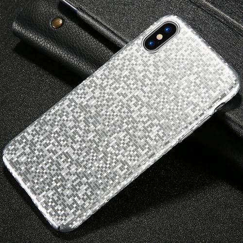 Iphone X / Xs Coque Protection Plastique Ultra Fin Argenté Als80417