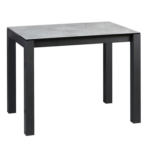 SIXTINE - Table Snack Rectangulaire Aspect Céramique