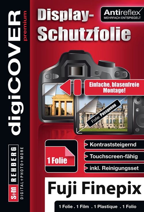 DigiCover N3316 Protection d'écran pour Fujifilm X-F1