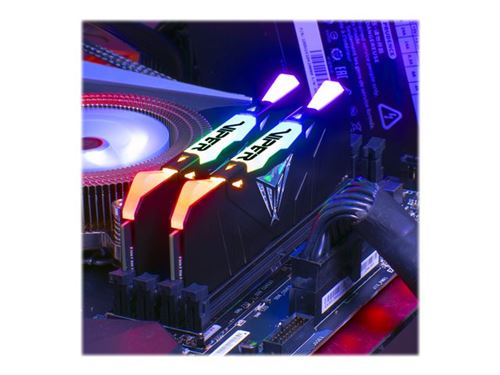 Patriot dimm mémoire vive 16 go ddr4?2666 kit, noir pvr416g266c5k