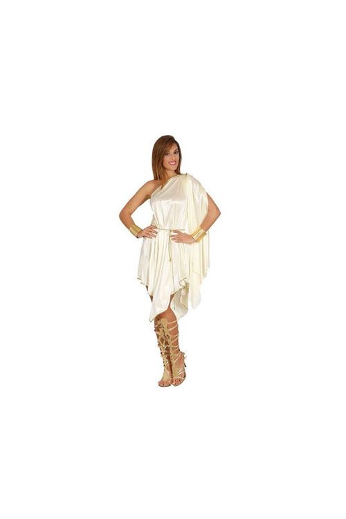 Costume Deesse Grecque Courte - Blanc - M