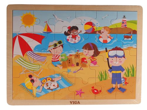 Z/èbre Puzzle Formes Jeu Mural 50681 Viga Toys