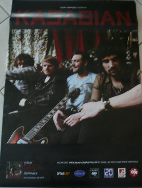 KASABIAN - 70x100 cm - AFFICHE / POSTER