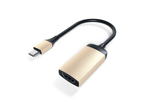 Satechi adaptateur 4k type- c vers hdmi (60hz), supporte macbook, chromebook, dell et plus encore (or)
