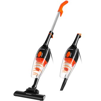 22 sur koticidsin aspirateur balai sans sac a main 2 en 1 va10 800w 16kpa puissance d aspiration filtration hepa noir orange achat prix fnac