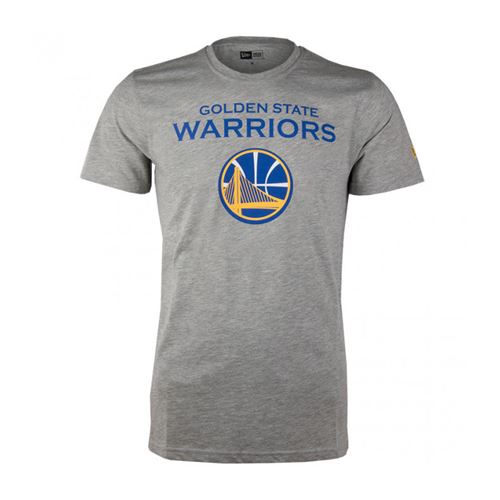 T-Shirt NBA Golden State Warriors New Era Team logo Gris