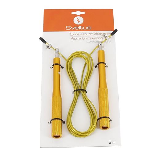 Non Communiqué Orange Corde À Sauter Sveltus Corde A Sauter Aluminium Lestee Taille : Unique - Image 1