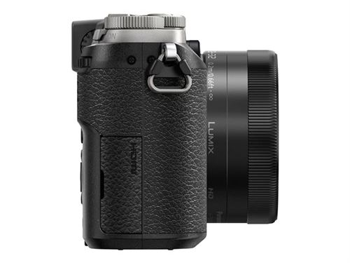 panasonic lumix g dmc gx80w appareil photo numerique sans miroir 16 0 mp quatre tiers 4k 25 pi s 2 7x zoom optique objectif 12 32 mm et 35 100 mm wi fi argent