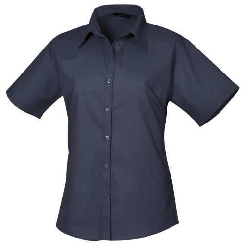 Premier - Chemisier à manches courtes - Femme (54) (Bleu marine) - UTRW1092
