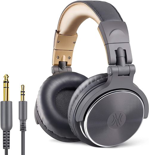 Non Communiqué Gris Casque Audio Filaire Oneodio Pro10 Compatible Smartphone/Pc - Image 1