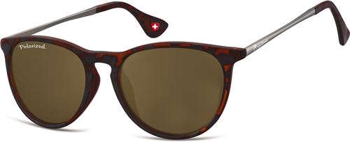 Montana lunettes de soleil unisexe polarisées marron (MP24C)