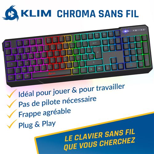 KLIM Chroma - Clavier PC - Garantie 3 ans LDLC