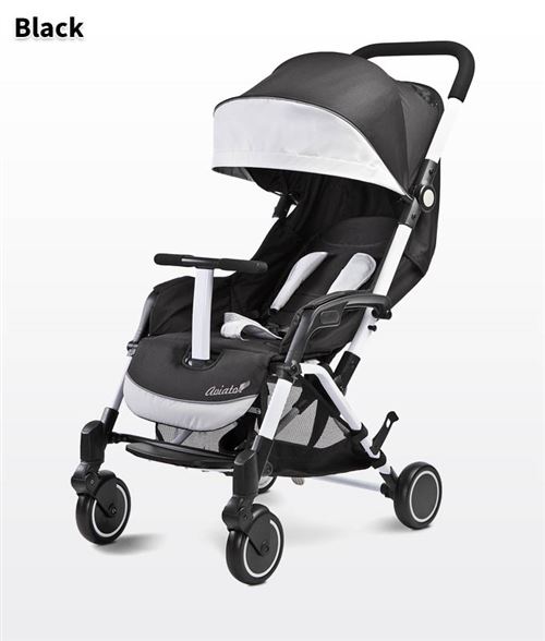 Poussette Canne Haviator A Partir De 6 Mois Compact Et Legere Noir Poussette Achat Prix Fnac