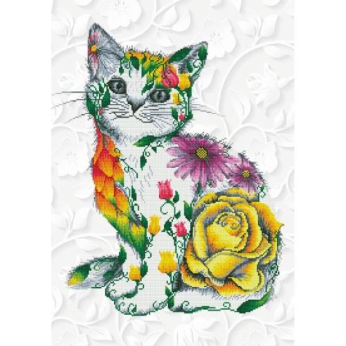 Flower Puss Diamond Dotz