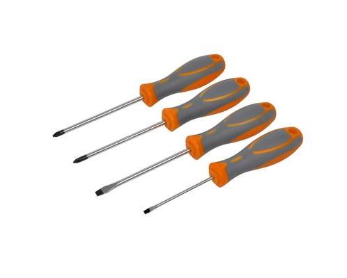 AVIT AV05011 pour latelier Jeu de tournevis 4 pièces vis à fente, cruciforme Phillips