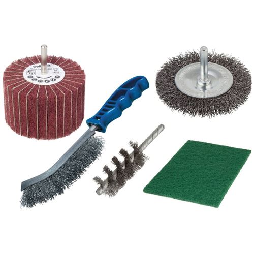 Wolfcraft Jeu De Brosse Métallique 5 Pièces 5641000 - Image 3