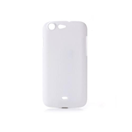 Coque rigide blanche toucher gomme pour Wiko Stairway