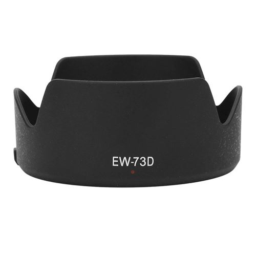 Capuchon d'objectif de caméra en plastique de qualité EW-73D pour Canon EF-S 18-135mm f / 3.5-5.6 IS USM