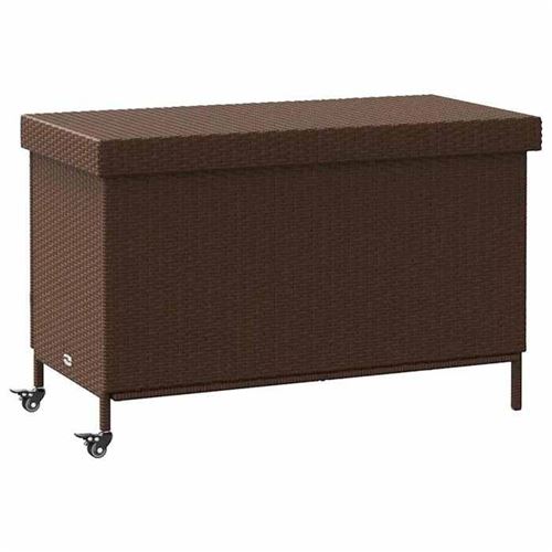 Marron Vidaxl resine tressee salon de jardin
